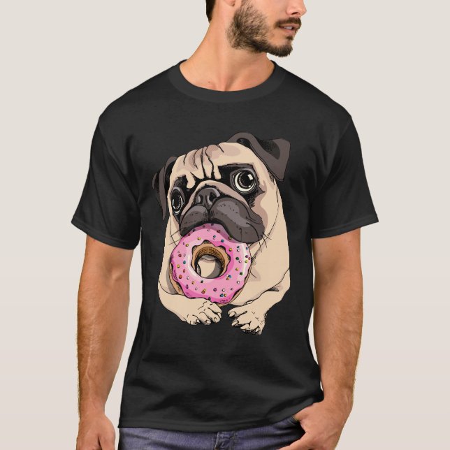 Cute Pug Essential T-Shirt 583 (Framsida)