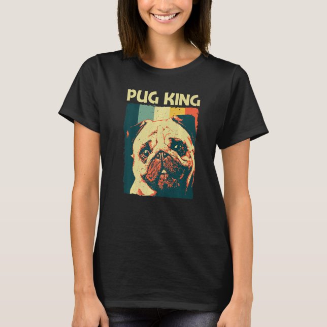 Cute Pug För manar Boys Pet Hund Puppy Breg Pug T Shirt (Framsida)