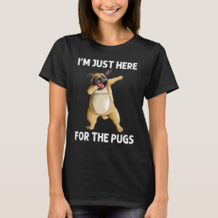 Cute Pug För manar Women Pug Hund Dabbing Pet Dab T Shirt