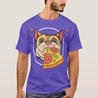 Cute Pug Graphic Pizza Älskare Eating Italy Food P T Shirt