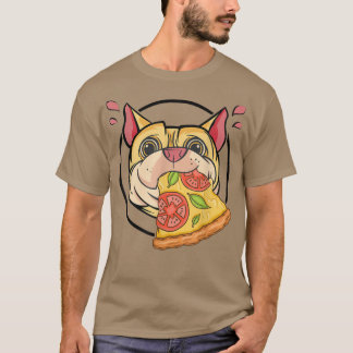 Cute Pug Graphic Pizza Älskare Eating Italy Food P T Shirt
