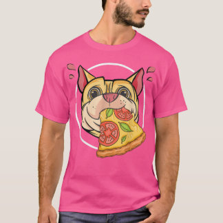 Cute Pug Graphic Pizza Älskare Eating Italy Food P T Shirt