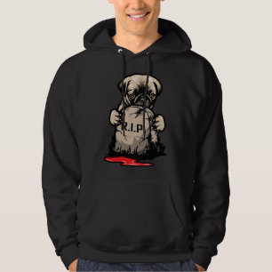 Cute Pug Grave Stone Classic T-Shirt 950 Hoodie