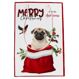 Cute Pug-Hund jul