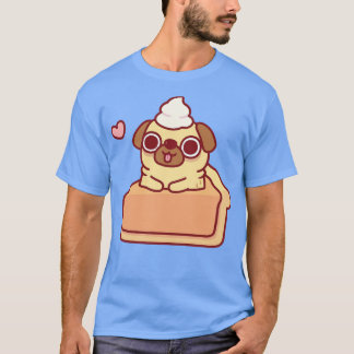 Cute Pug in Pumpkin Paj Funny T Shirt