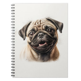Cute Pug-kylande bästa Hund Mamma någonsin Anteckningsbok