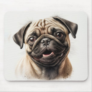 Cute Pug-kylande bästa Hund Mamma någonsin Musmatta