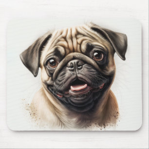 Cute Pug-kylande bästa Hund Mamma någonsin Musmatta