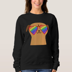 Cute Pug Lgbtq Pride Saker Tonåringar Rainbow Sung T Shirt