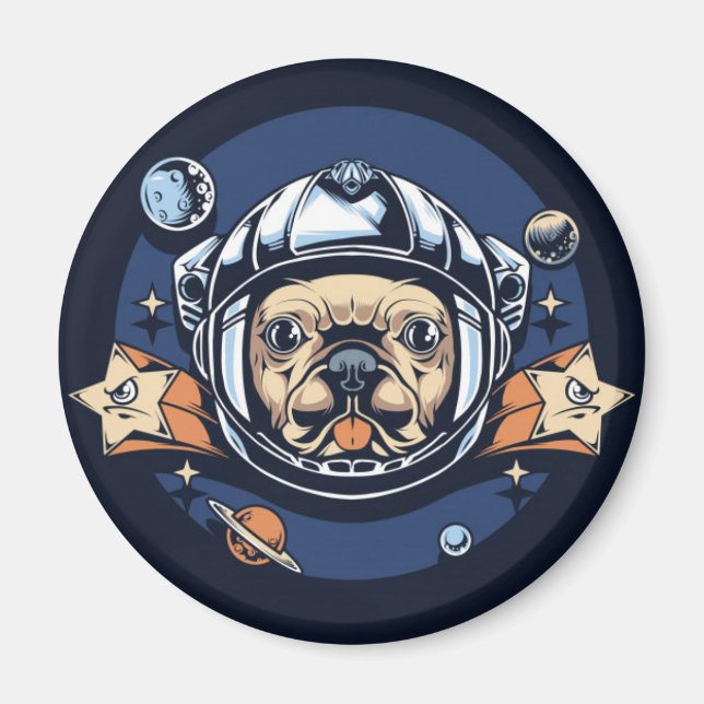 Cute Pug Magnet (Framsidan)