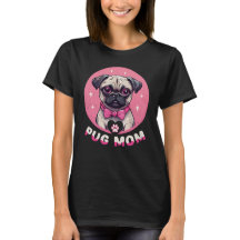 Cute Pug Mamma Hund älskare