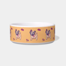 Cute Pug Mönster Hund Bowls