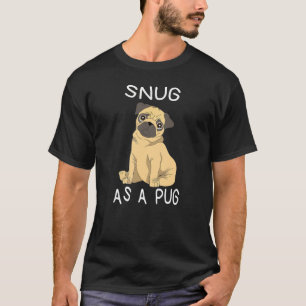 Cute pug pajama - snus som en pucktröja t shirt