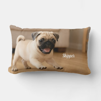 Cute Pug-Personlig Lumbarkudde