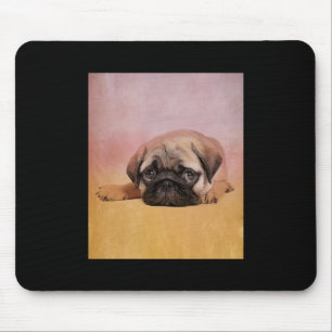 Cute Pug Puppy Pug Hundälskares Gift Musmatta