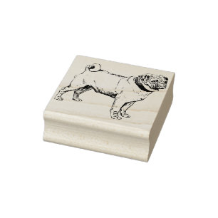 Cute Pug Stämpel