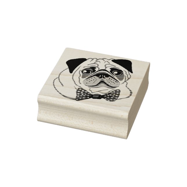 Cute Pug Stämpel (Stämpel)