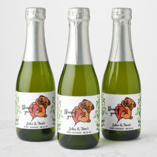 Cute Pug Tack Baby Shower Favor Mini