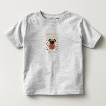 Cute Pug Valentine Design – My Heart Belongs to My