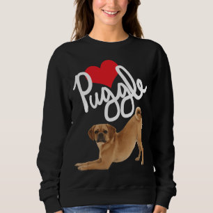 Cute Puggel Kärlek Hund Mamma T-shirt