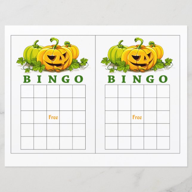 Cute pumkin bingo (Framsida)