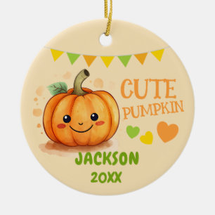 Cute Pumpkin-Anpassadet för ornament