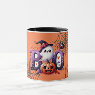 Cute Pumpkin Boo Halloween Mugg