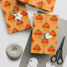 Cute Pumpkin Cupaka för Fall Gift