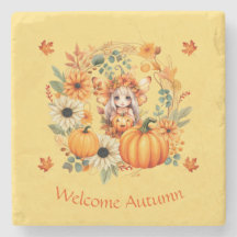 Cute Pumpkin Fairy in Autumn WANAN
