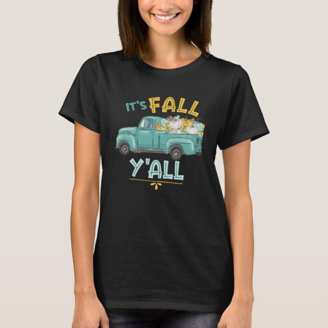 Cute Pumpkin  Fall Inspired  Vintage Fall T Shirt (Framsida)