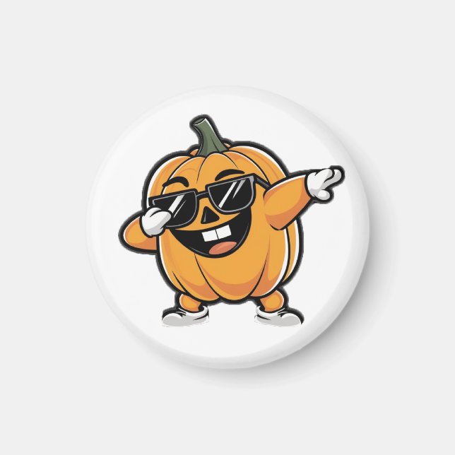 Cute Pumpkin Halloween Magnet (Framsidan)