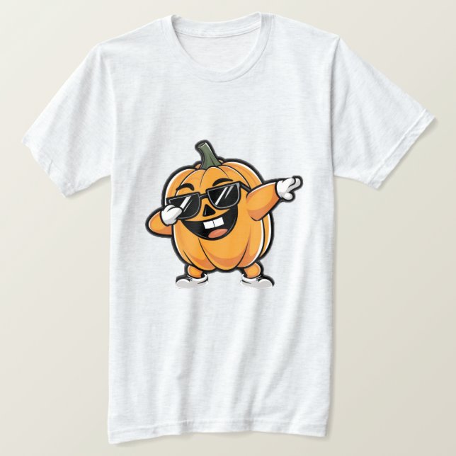 Cute Pumpkin Halloween T Shirt (Design framsida)