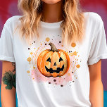 Cute Pumpkin Halloween Watercolor T Shirt<br><div class="desc">Cute Pumpkin Halloween Watercolor T-Shirt</div>
