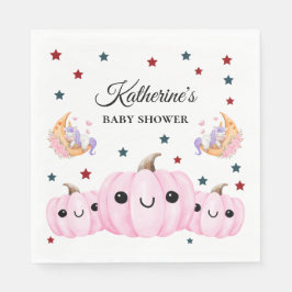 Cute Pumpkin Is On The Way | Halloween Baby Shower Pappersservett