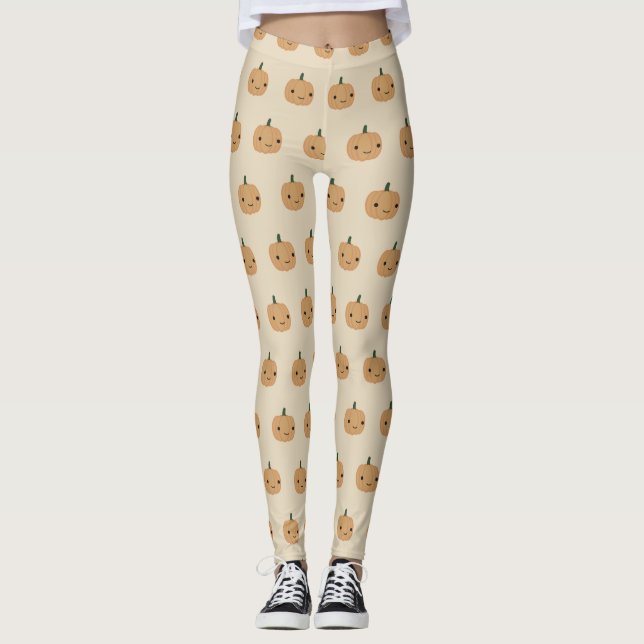 Cute Pumpkin Leggings (Framsida)