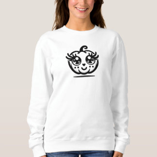 Cute Pumpkin med Lash 🎃 T-Shirt