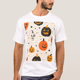 Cute Pumpkin Mönster T Shirt