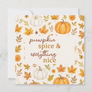 Cute Pumpkin Mönster Thanksgiving