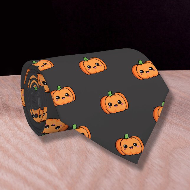 Cute Pumpkin Neck Tie Slips (Cute Pumpkin Neck Tie)