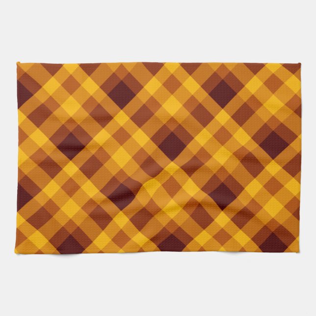 Cute Pumpkin Orange Play Kitchen Towel Kökshandduk (Horisontell)