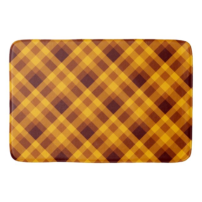 Cute Pumpkin-Orange Play Large Bath Mat Badrumsmatta (Framsidan)
