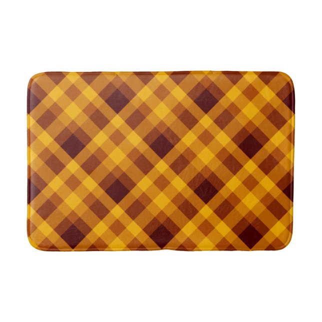Cute Pumpkin-Orange Play Medium Bath Mat Badrumsmatta (Framsidan)
