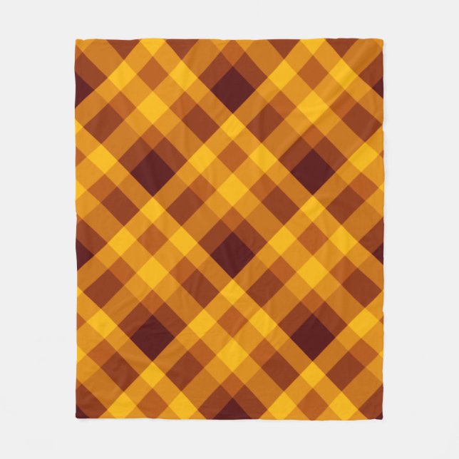 Cute Pumpkin Orange Play Medium Fleece Blanket (Framsidan)