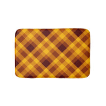 Cute Pumpkin-Orange Play Small Bath Mat