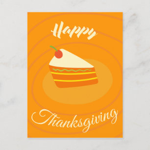 Cute Pumpkin Paj Happy thanksgiving Helg Vykort