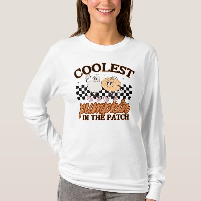 Cute Pumpkin Patch Graphic Tee (Framsida)