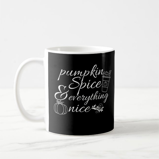 Cute Pumpkin Patch Graphic Tee Kaffemugg (Vänster)