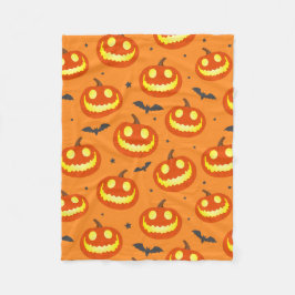 Cute Pumpkin Patterned Fleecefilt