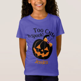 Cute Pumpkin Princess Halloween T-Shirt