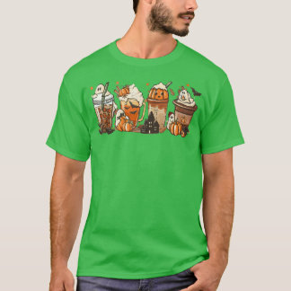 Cute Pumpkin Spice Coffee Autumn Fall Vibes Pumpki T Shirt